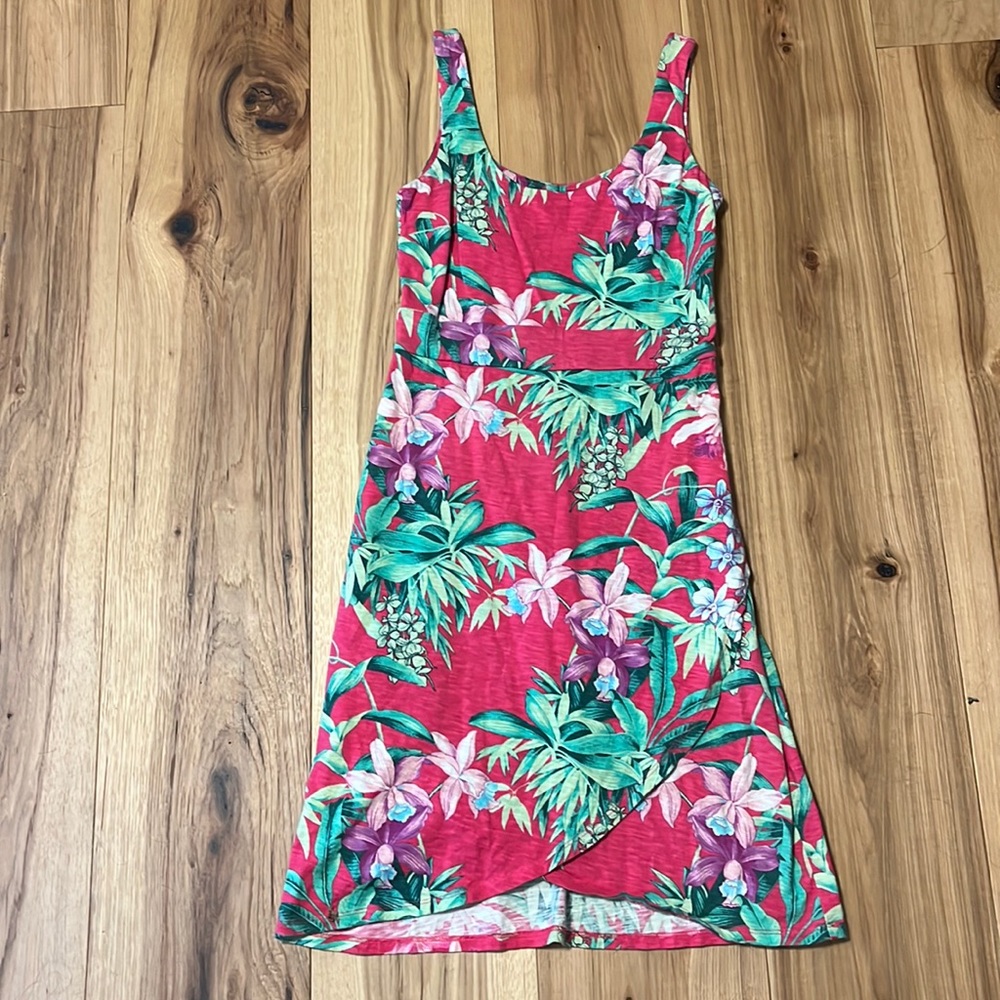 Tommy Bahama floral tulip hem sundress